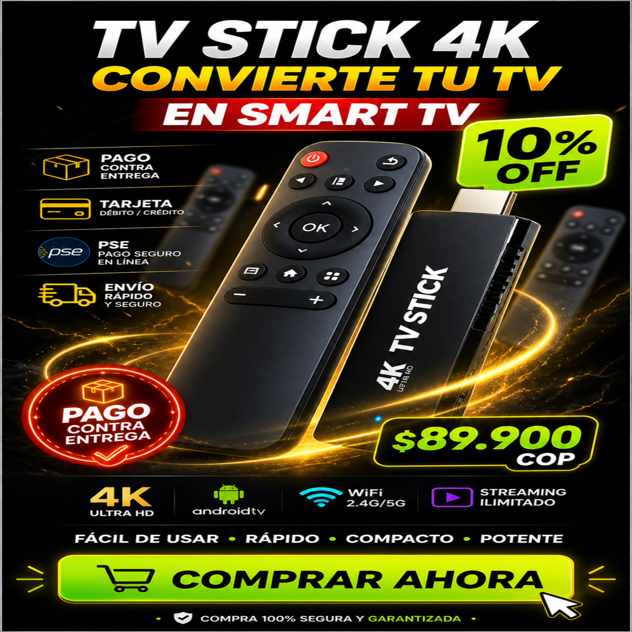 Tv Stick 4K Smart  TV