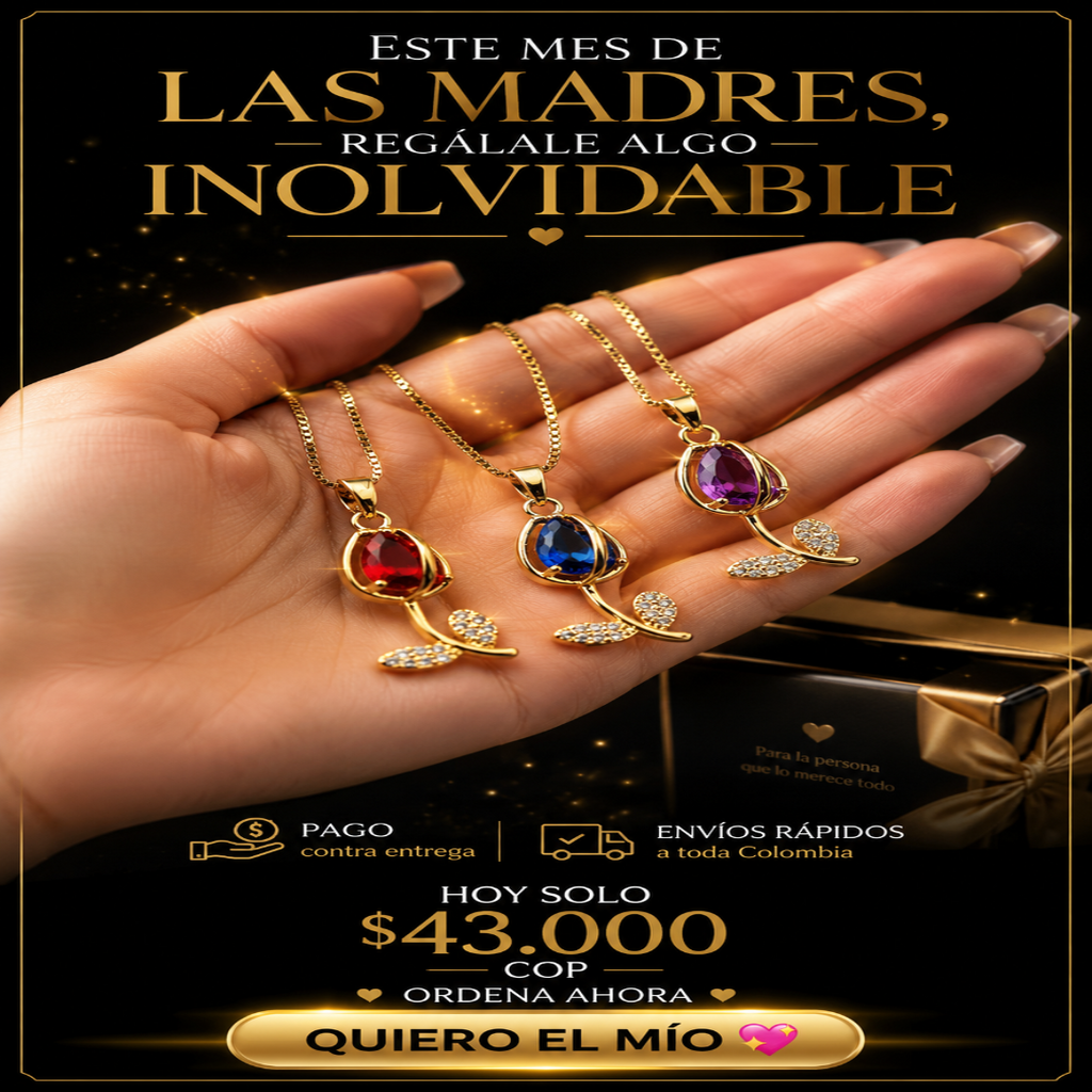 Collar Flor Tulipan