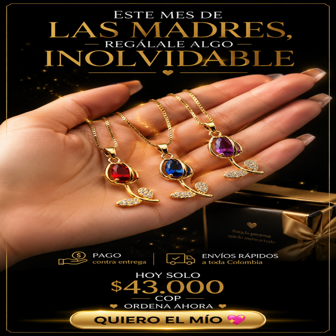 Collar Flor Tulipan