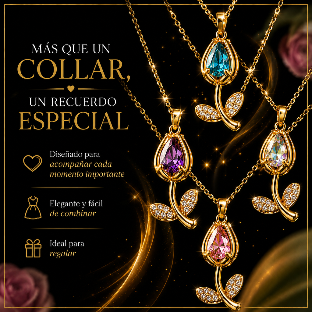 Collar Flor Tulipan