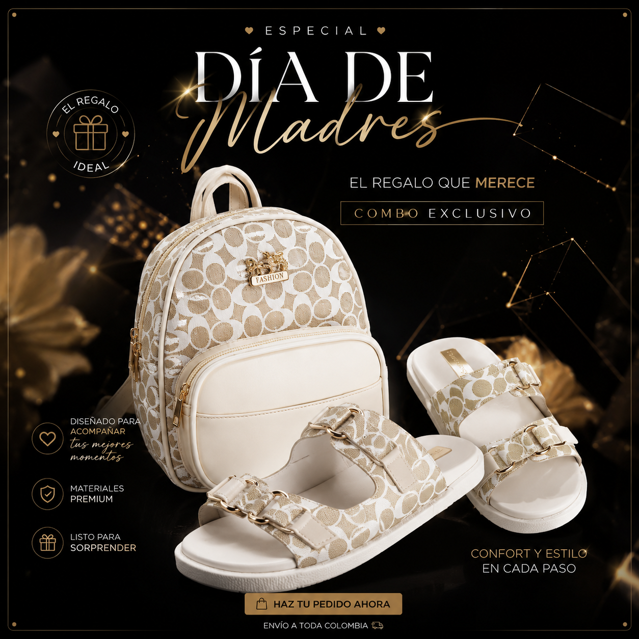 DUO SANDALIA + MORRAL