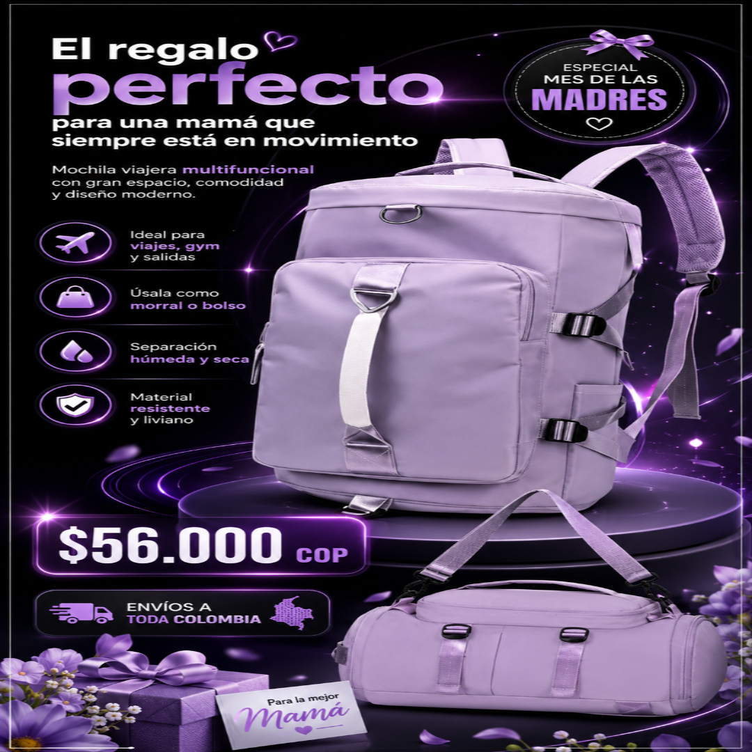 Morral Maleta Camping Bolso Viajero