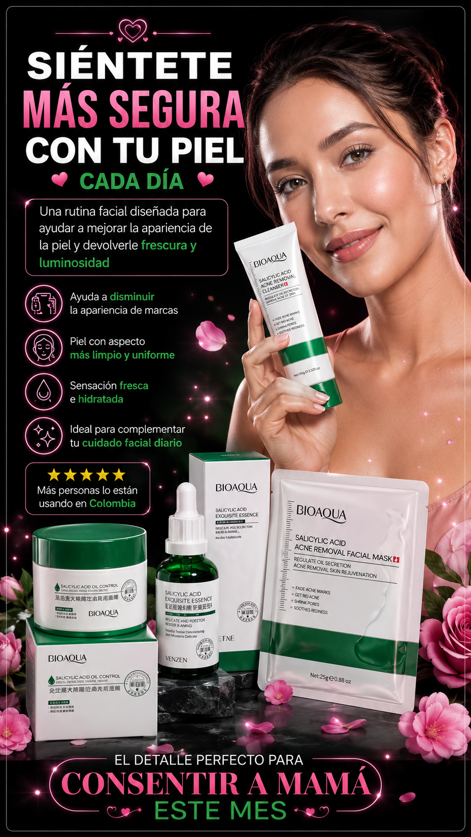 KIT ACIDO SALICILICO X5N2 BIOAQUA
