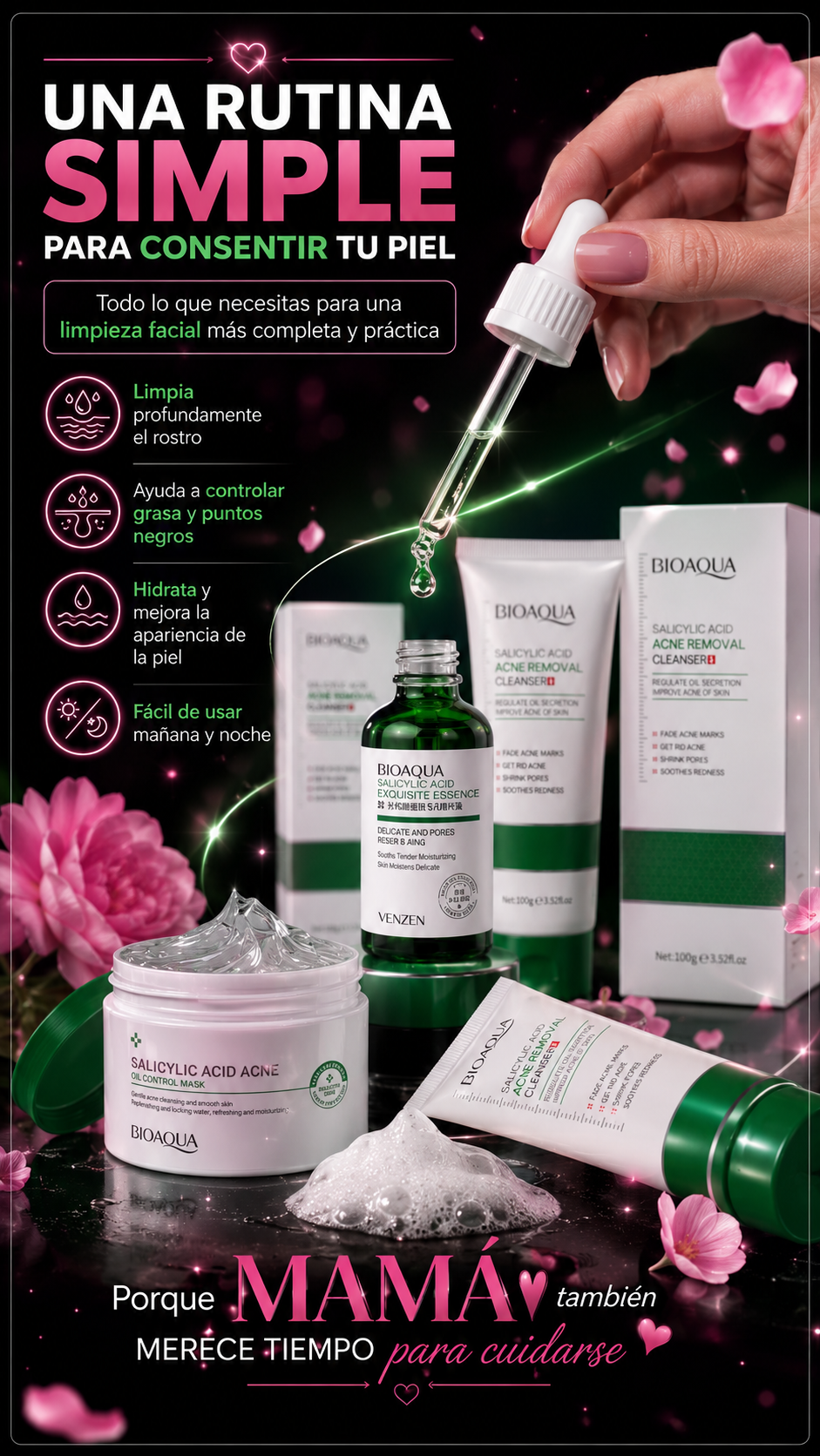 KIT ACIDO SALICILICO X5N2 BIOAQUA