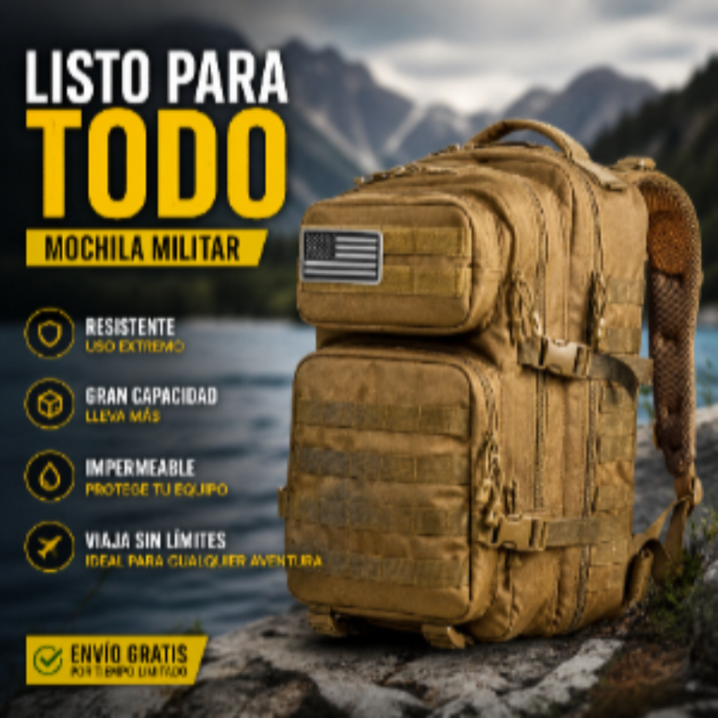 Mochila maleta militar