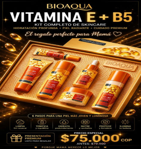 Kit VitaminaE+B5 BIOAQUA 6Pieza BQY17932